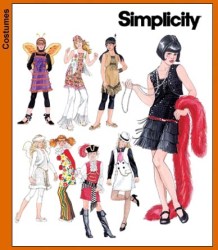 3657 GIRL FLAPPER ,NATIVE, ANGEL, HIPPY, PIRATE PATTERN 7-14